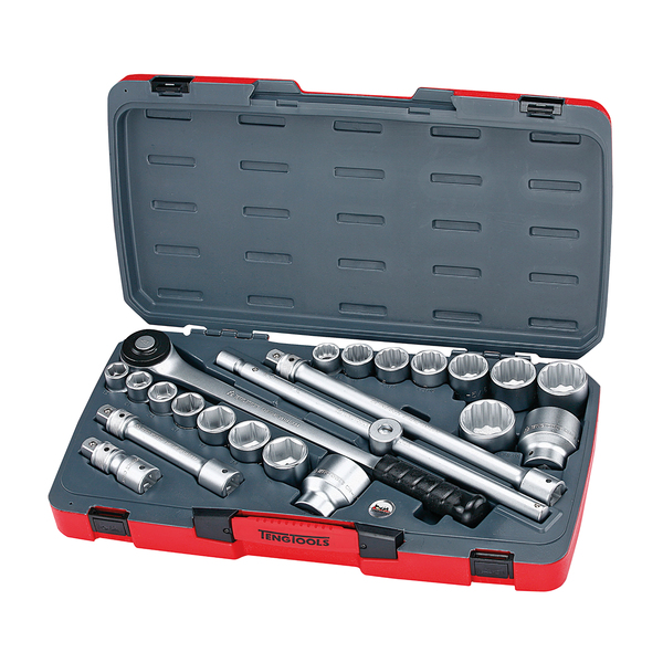 Teng Tools T3422S - 22 Piece 3/4" Drive Metric and SAE Secure Locking T3422S